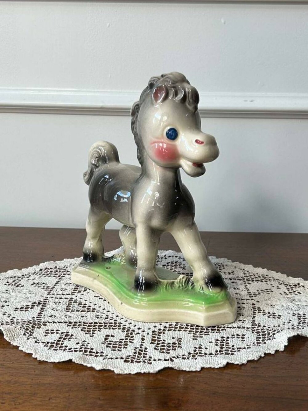 Vintage Rempel Frisky the Pony ceramic figurine